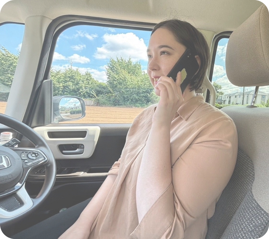 訪問中の薬剤師